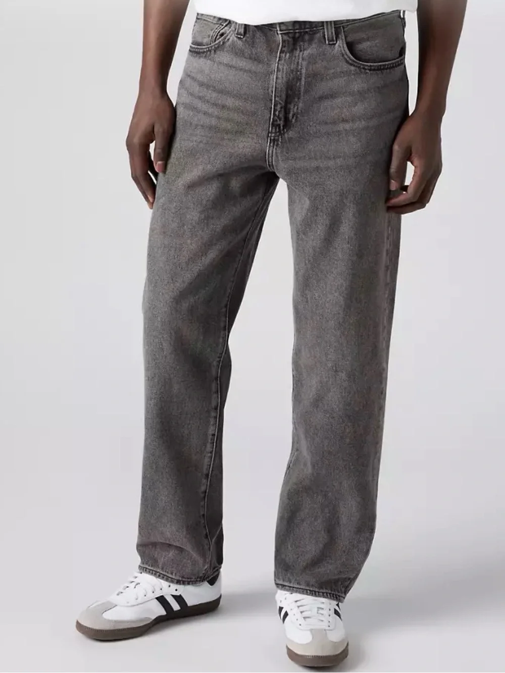 Levi's Men's 568 Loose Straight Lightweight Gray Jeans Size- 34x30